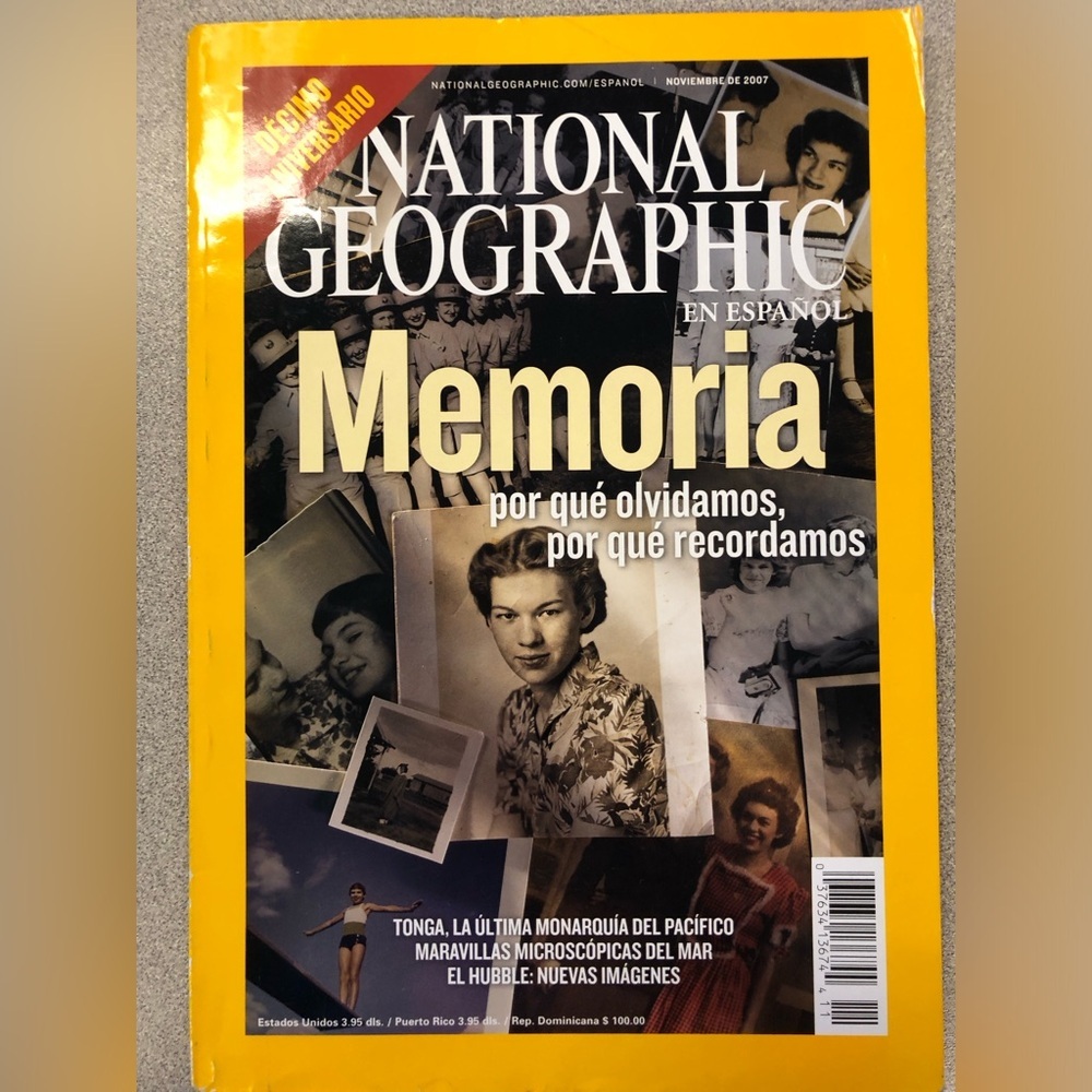 National Geographic en Espanol November de 2007 Memoria por que olvidamos...reco